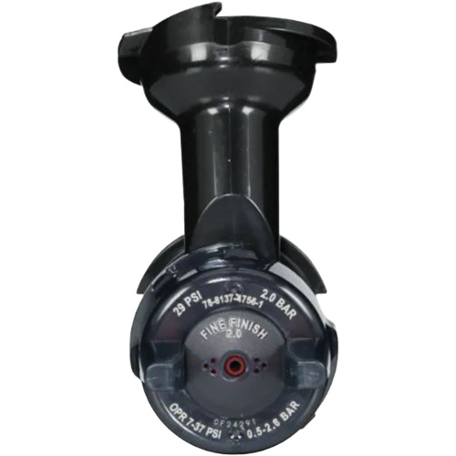 Performance Gravity Fine Finish Atomizing Head - Red R.M.G. Prévention