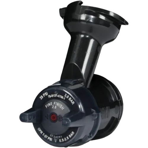 Performance Gravity Fine Finish Atomizing Head - Red R.M.G. Prévention