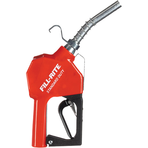 Pistolet de distribution automatique rouge pour essence R.M.G. Prévention