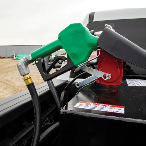 Pistolet de distribution automatique vert pour essence R.M.G. Prévention