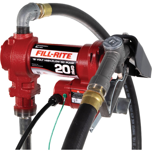 12V DC Fuel Transfer Pump with Nozzle R.M.G. Prévention