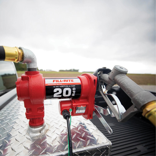 12V DC Fuel Transfer Pump with Nozzle R.M.G. Prévention