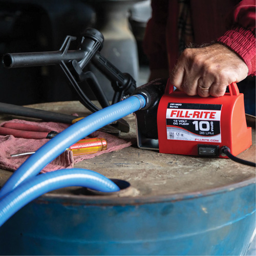 12V DC Fuel Transfer Pump with Nozzle R.M.G. Prévention