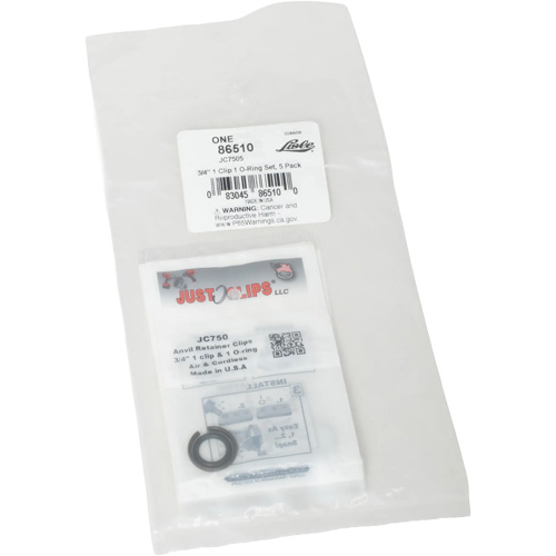 3/4" Clips & O-Rings Set - Bulk R.M.G. Prévention