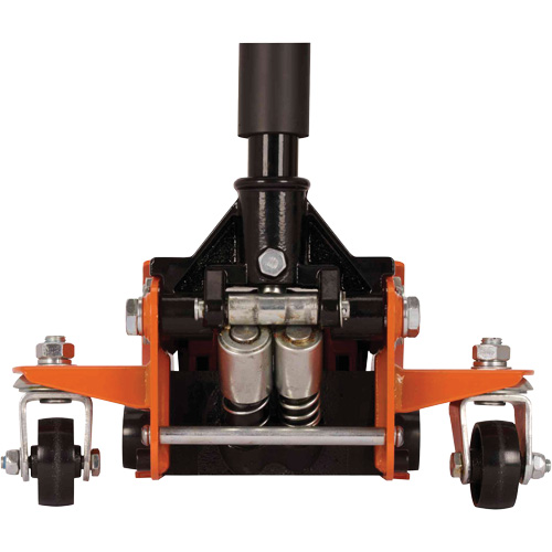 Low Profile Service Jack with Safety Stands, 3 Ton(s) Capacity, 2-19/20" Lowered, 19-9/10" Raised, Manual Hydraulic R.M.G. Prévention
