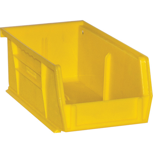 Bacs Hook-On Bins, 4" la x 3" H x 7" p, Jaune, Capacit&eacute; 10 lb R.M.G. Prévention
