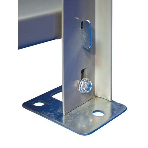 Patte d'assise pour rayonnage enclenchable Interlok R.M.G. Prévention