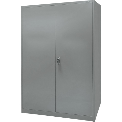 Storage Cabinet, Steel, 4 Shelves, 78" H x 48" W x 24" D, Grey R.M.G. Prévention