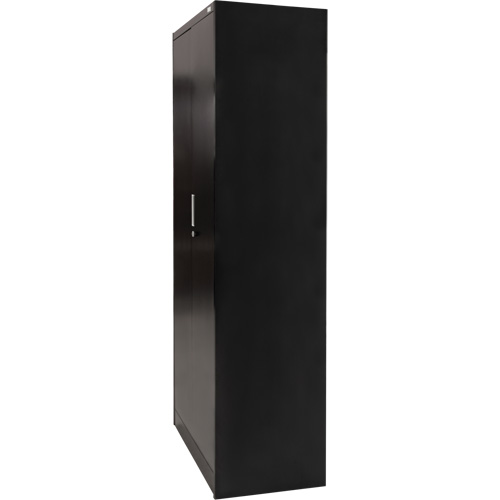 Armoire de rangement Hi-Boy, Acier, 4 Tablettes, 72" h x 36" la x 18" P, Noir R.M.G. Prévention