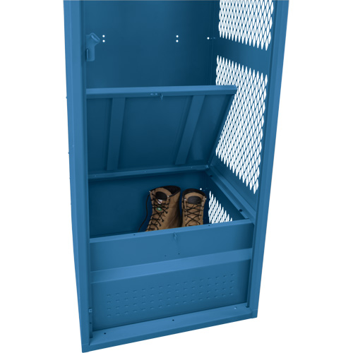 Gear Locker, Steel, 24" W x 18" D x 72" H, Dark Blue R.M.G. Prévention