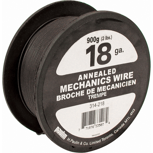 Baling Wire, Black Annealed, 18 ga. R.M.G. Prévention