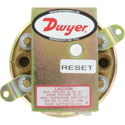 Compact Low Differential Pressure Switch R.M.G. Prévention