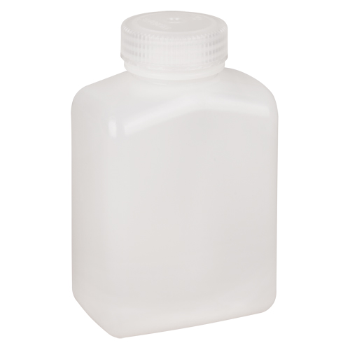 Bouteilles peu encombrantes &agrave; prise facile, Rectangulaire, 16 oz, Plastique R.M.G. Prévention