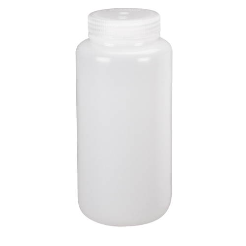Bouteilles &agrave; large ouverture, Ronde, 8 oz, Plastique R.M.G. Prévention