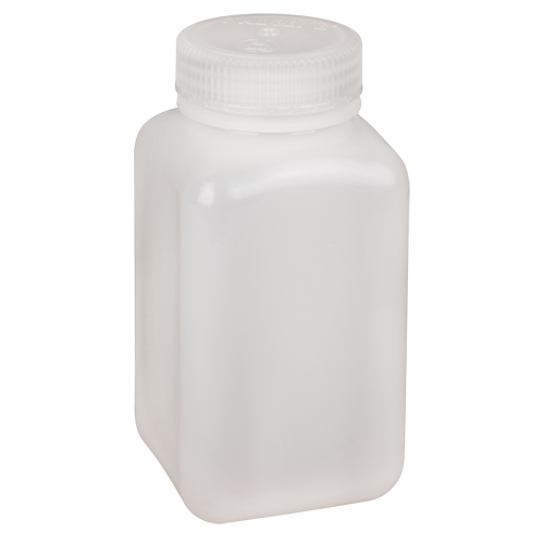 Easy-Grip Space-Saver Bottles, Square, 16 oz., Plastic R.M.G. Prévention