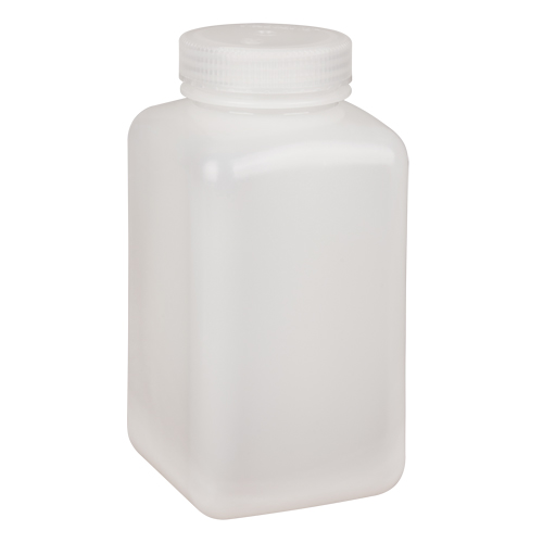 Easy-Grip Space-Saver Bottles, Square, 32 oz., Plastic R.M.G. Prévention