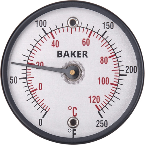 Thermom&egrave;tres de surface, Contact, Analogique, 0-250°F (-20-120°C) R.M.G. Prévention