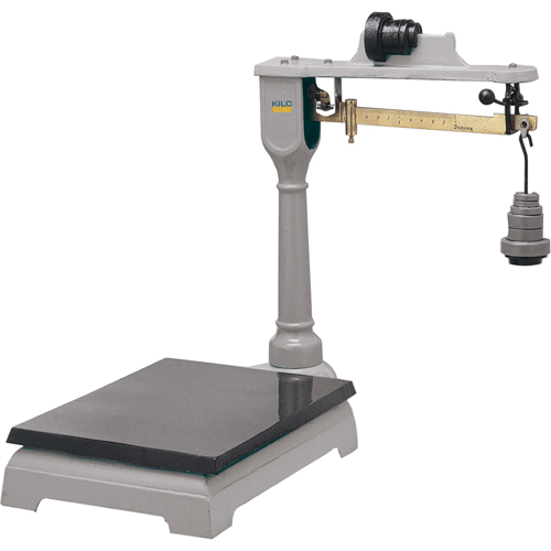 Balances &agrave; plateau &agrave; fl&eacute;au m&eacute;canique, 16" lo x 12" la, Capacit&eacute; de 100 kg R.M.G. Prévention