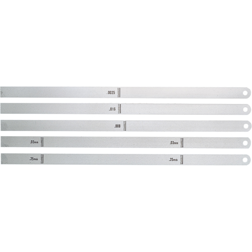 Jauges d'&eacute;paisseur ou rubans de lecture R.M.G. Prévention