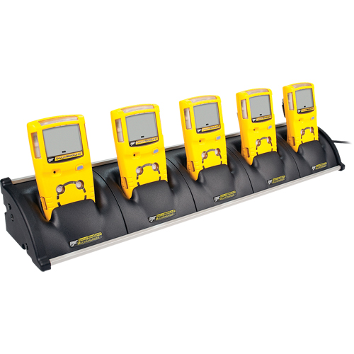 BW GasAlertMicroClip XT Multi-Gas Detectors -Five Unit Cradle Charger R.M.G. Prévention