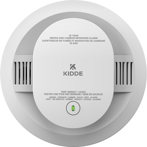 Combination Smoke & Carbon Monoxide Alarm, Battery Operated R.M.G. Prévention