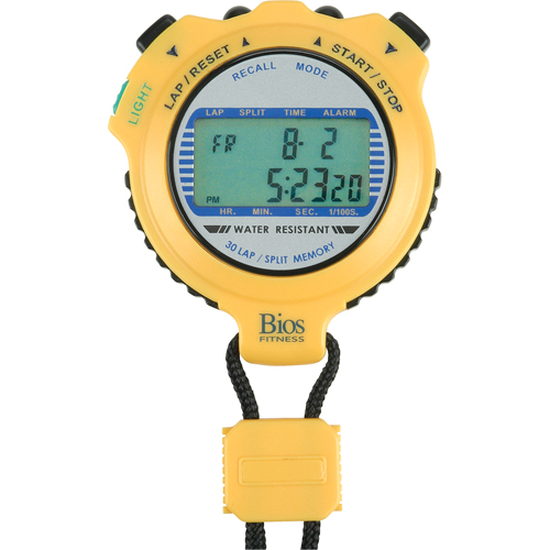 Digital Stop Watches, Digital, Water Resistant R.M.G. Prévention