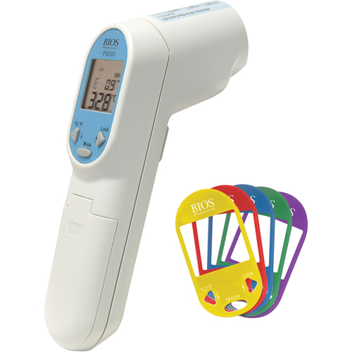 Thermom&egrave;tres &agrave; infrarouges pour service alimentaire, -76° - 932° F ( -60° - 500° C ), 12:1, &eacute;missivit&eacute; Fixe R.M.G. Prévention