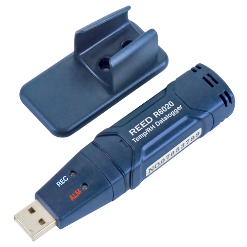 Temperature/Humidity Data Logger with ISO Certificate, -35°C to 80°C (-31°F to 176°F) R.M.G. Prévention