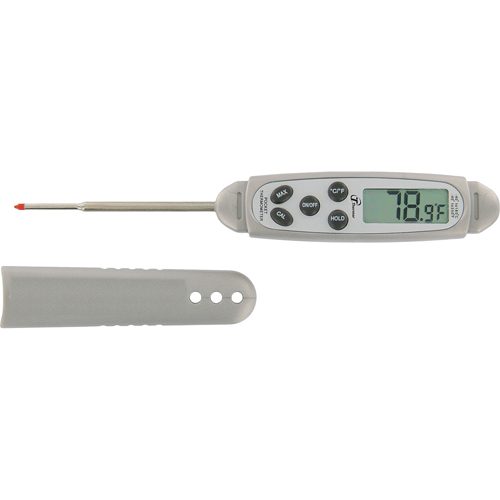 Thermom&egrave;tre &agrave; tige &agrave; l'&eacute;preuve de l'eau, Contact, Num&eacute;rique, -40,0-450,0°F (-40,0-230,0°C) R.M.G. Prévention