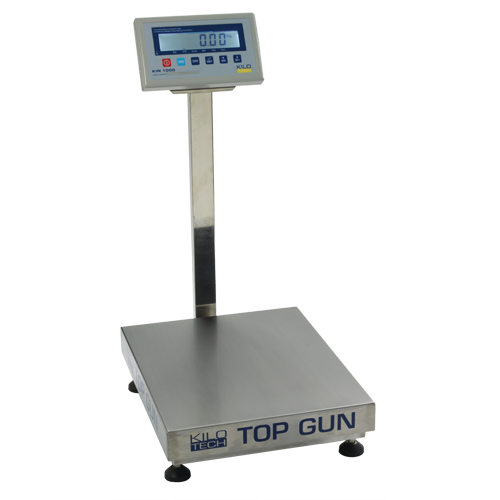 Balances &agrave; plateau &eacute;lectroniques Top Gun, 18" lo x 12" la, Capacit&eacute; de 300 lb R.M.G. Prévention