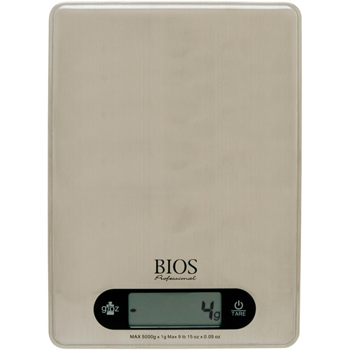 Portion Control Scale, 9 lbs. / 5000 g  Cap., 1 g / 0.1 oz. Graduations R.M.G. Prévention