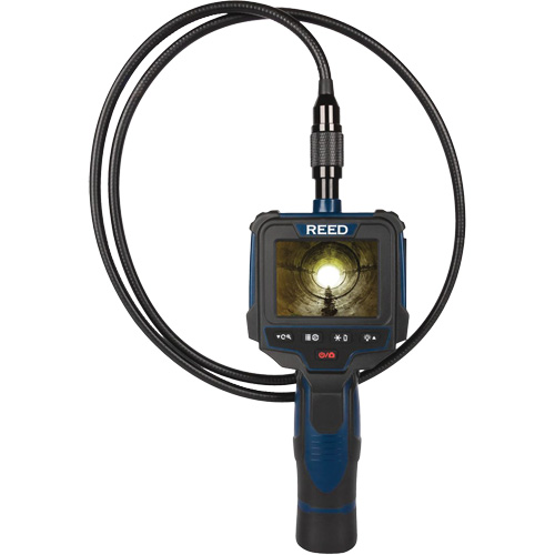 Cam&eacute;ra d'inspection endoscope enregistrable, 2,5" Affichage, 640 x 480 pixels, 8 mm (0,31") T&ecirc;te de cam&eacute;ra R.M.G. Prévention
