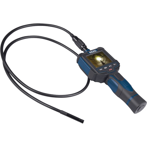 Cam&eacute;ra d'inspection endoscope enregistrable, 2,5" Affichage, 640 x 480 pixels, 8 mm (0,31") T&ecirc;te de cam&eacute;ra R.M.G. Prévention