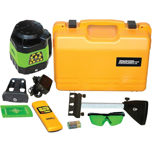 Green Beam Self-Leveling Horizontal & Vertical Rotary Laser, 400' (120 m), 532 Nm R.M.G. Prévention