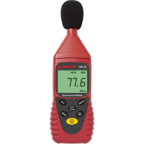 SM-10 Sound Meter, 0 - 50 dB Measuring Range R.M.G. Prévention