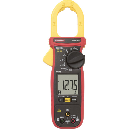 AMP-320 Motor Maintenance TRMS Clamp Meter, AC/DC Voltage, AC/DC Current R.M.G. Prévention