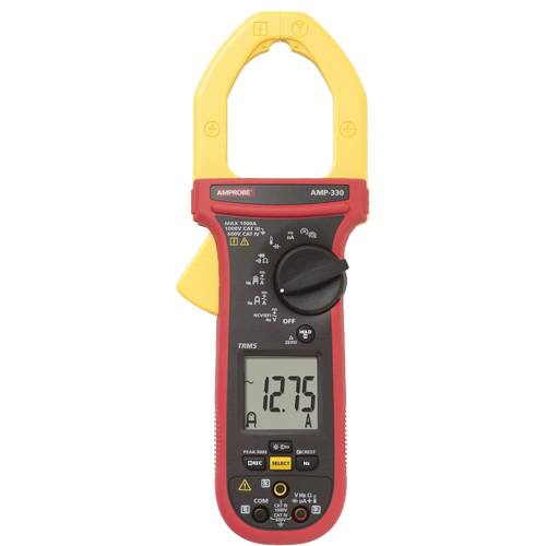 AMP-330 Motor Maintenance TRMS Clamp Meter, AC/DC Voltage, AC/DC Current R.M.G. Prévention