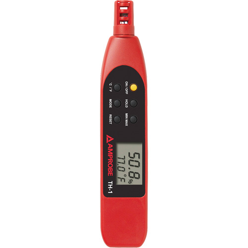 Sonde de temp&eacute;rature et d'humidit&eacute; relative TH-1, 4% - 95% HR, -4°- 122° F ( -20° - 50° C ) R.M.G. Prévention