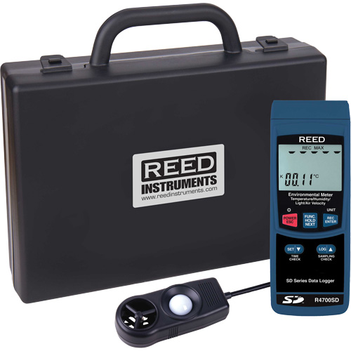 Data Logging Environmental Meter R.M.G. Prévention
