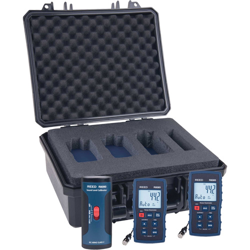 Noise Dosimeter Kit, 35 - 130 dB Measuring Range R.M.G. Prévention