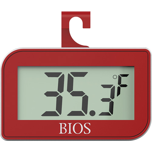 Thermom&egrave;tre num&eacute;rique de r&eacute;frig&eacute;rateur et cong&eacute;lateur, Sans contact, Num&eacute;rique, -4-122°F ( -20-50°C) R.M.G. Prévention