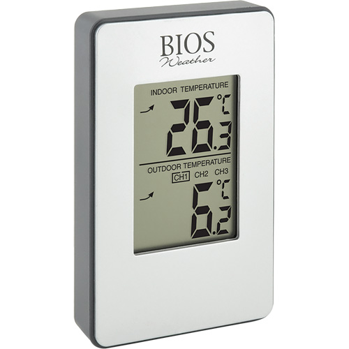 Indoor/Outdoor Wireless Thermometer, Non-Contact, Analogue, 31-158°F (-35-70°C) R.M.G. Prévention