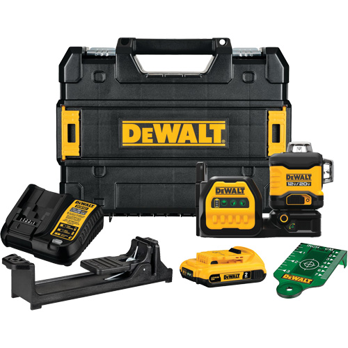 20V MAX*3x360 Green Laser Kit R.M.G. Prévention