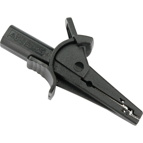 Pince crocodile noire pour le v&eacute;rificateur disolement haute tension R5002 R.M.G. Prévention