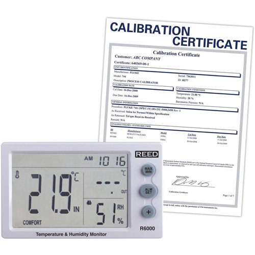 Compteur de contrainte thermique avec certificat de calibration R.M.G. Prévention