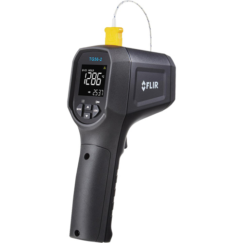 TG56-2 IR Thermometer with Type K Thermocouple, -22°- 2372° F ( -30° - 1300° C ), 30:1, Adjustable Emmissivity R.M.G. Prévention