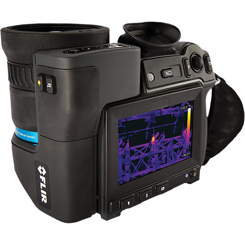 Cam&eacute;ra d'imagerie thermique T1010 HD avec objectif de 45°, 800 x 480 pixels, -40° - 650°C (-40° - 1202°F), 25 mK R.M.G. Prévention