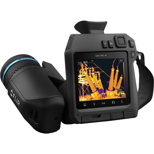 D&eacute;tecteur de gaz GF77 IR avec objectif LR 25°, HR 25° & HR 6°, 320 x 240 pixels, 25 mK/40 mk R.M.G. Prévention