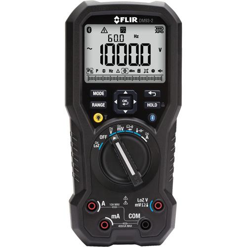 Industrial Digital Multimeter with METERLiNK&reg;, AC/DC Voltage, AC/DC Current R.M.G. Prévention