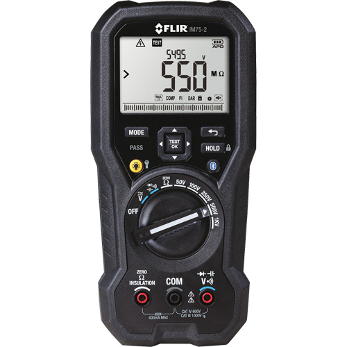 Insulation Tester and Digital Multimeter with METERLiNK&reg;, Digital R.M.G. Prévention